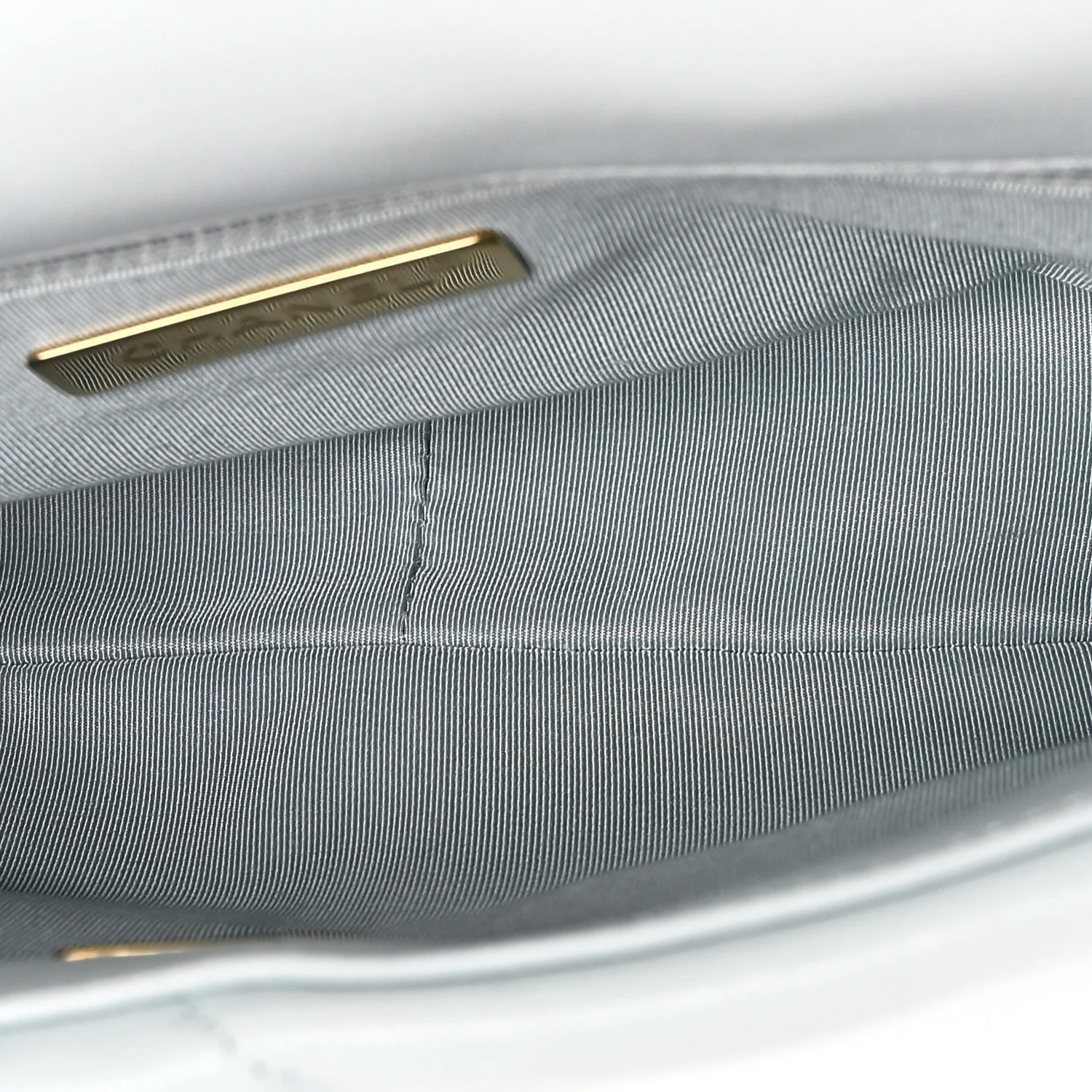 Lambskin Quilted Medium Chanel 19 Flap Light Blue - Top Club