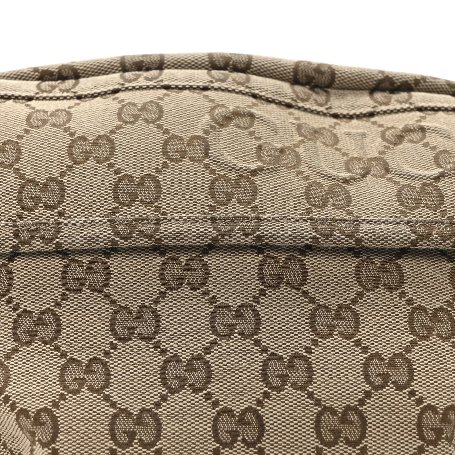 Monogram Large Belt Bag Beige Dark Brown - Top Club