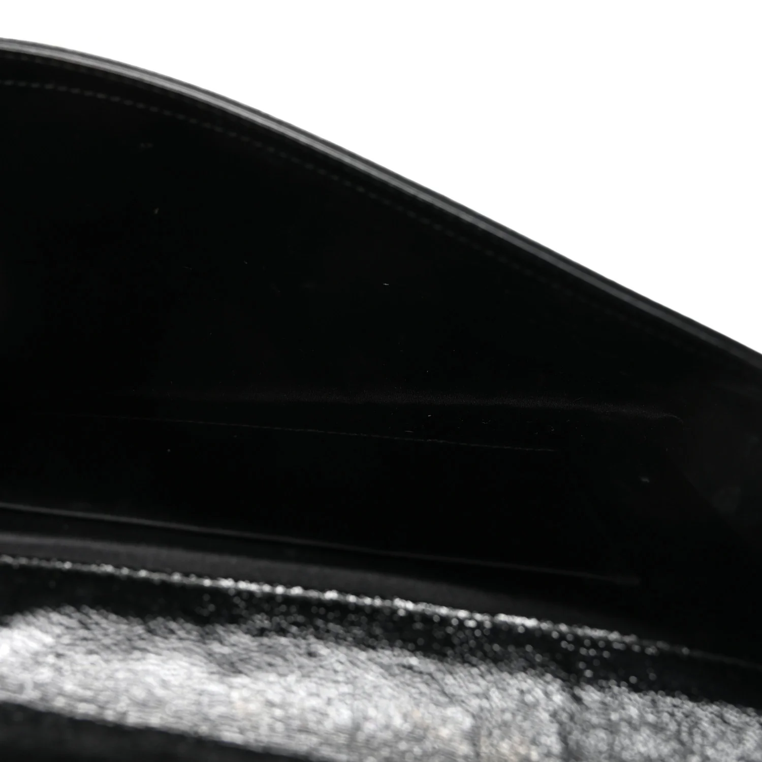 Textured Patent Monogram Large Belle De Jour Clutch Black - Top Club