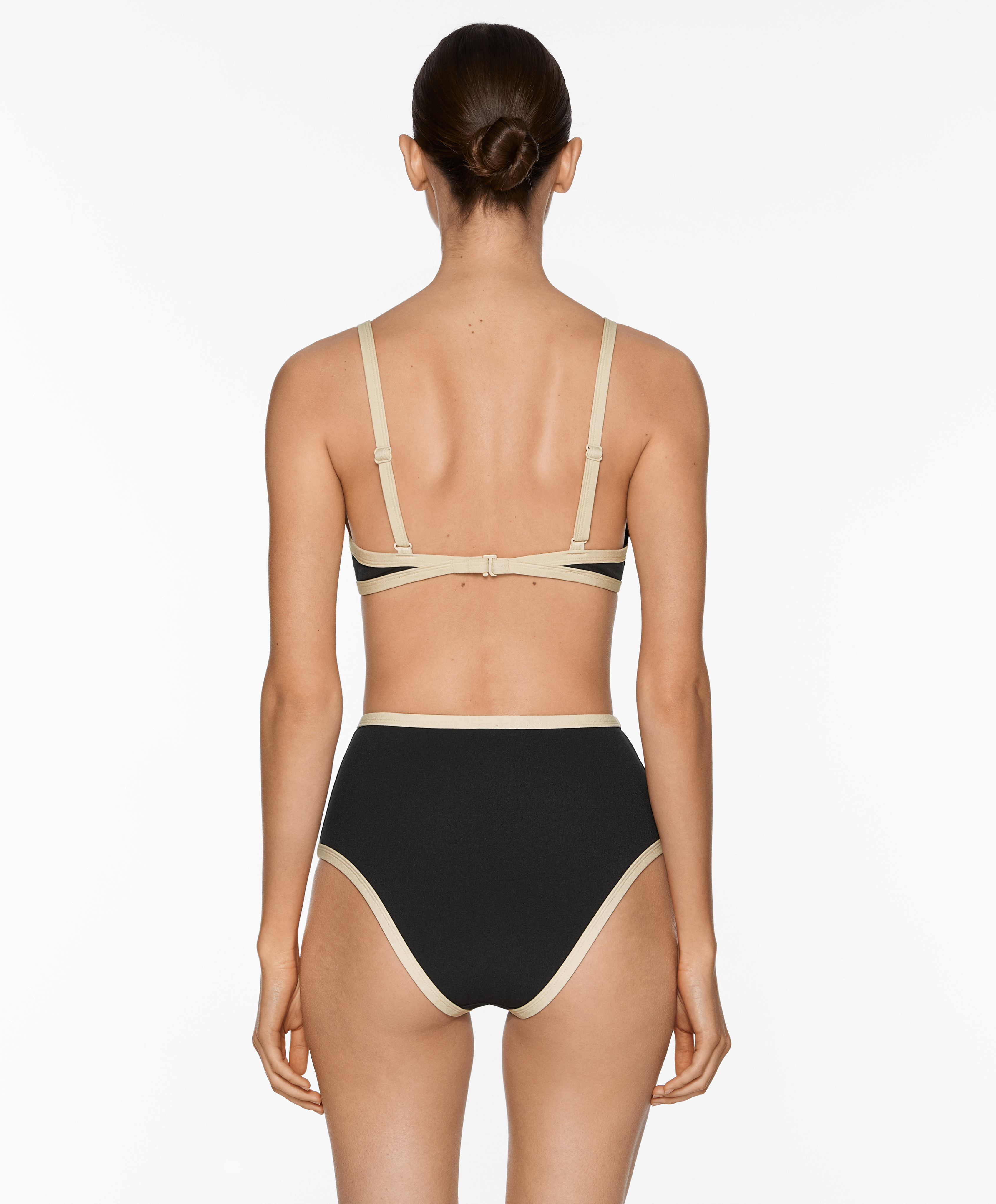 OYSHO Contrast trim high-coverage bikini briefs