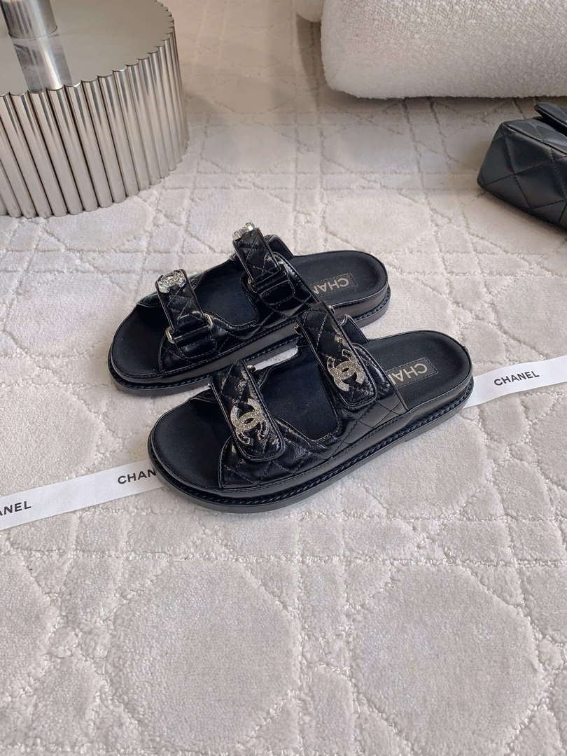Chanel Women's Velcro Sandals Fashion Shoes C93420 - Sneaker Replica Workshop