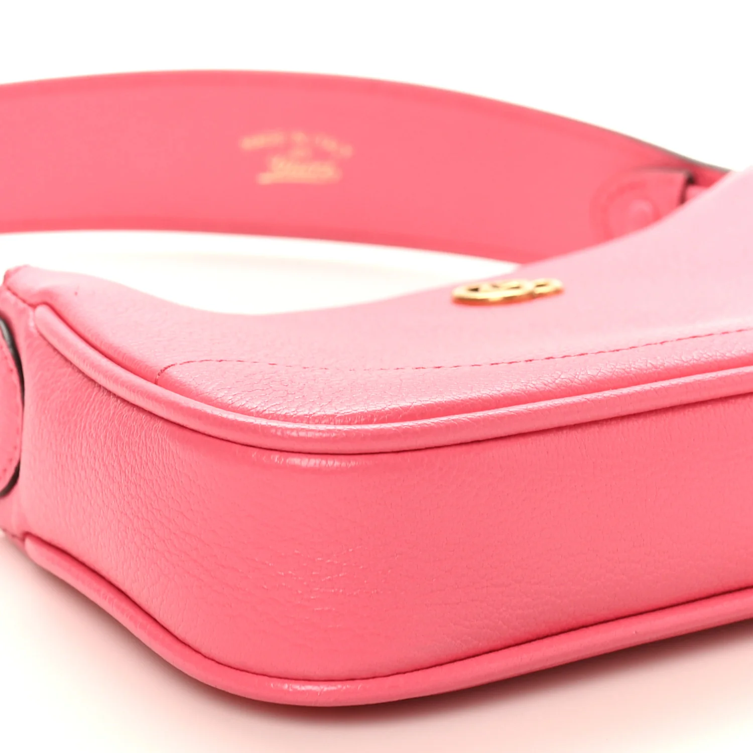 Goatskin Mini Aphrodite Shoulder Bag Rhodamine Pink - Top Club