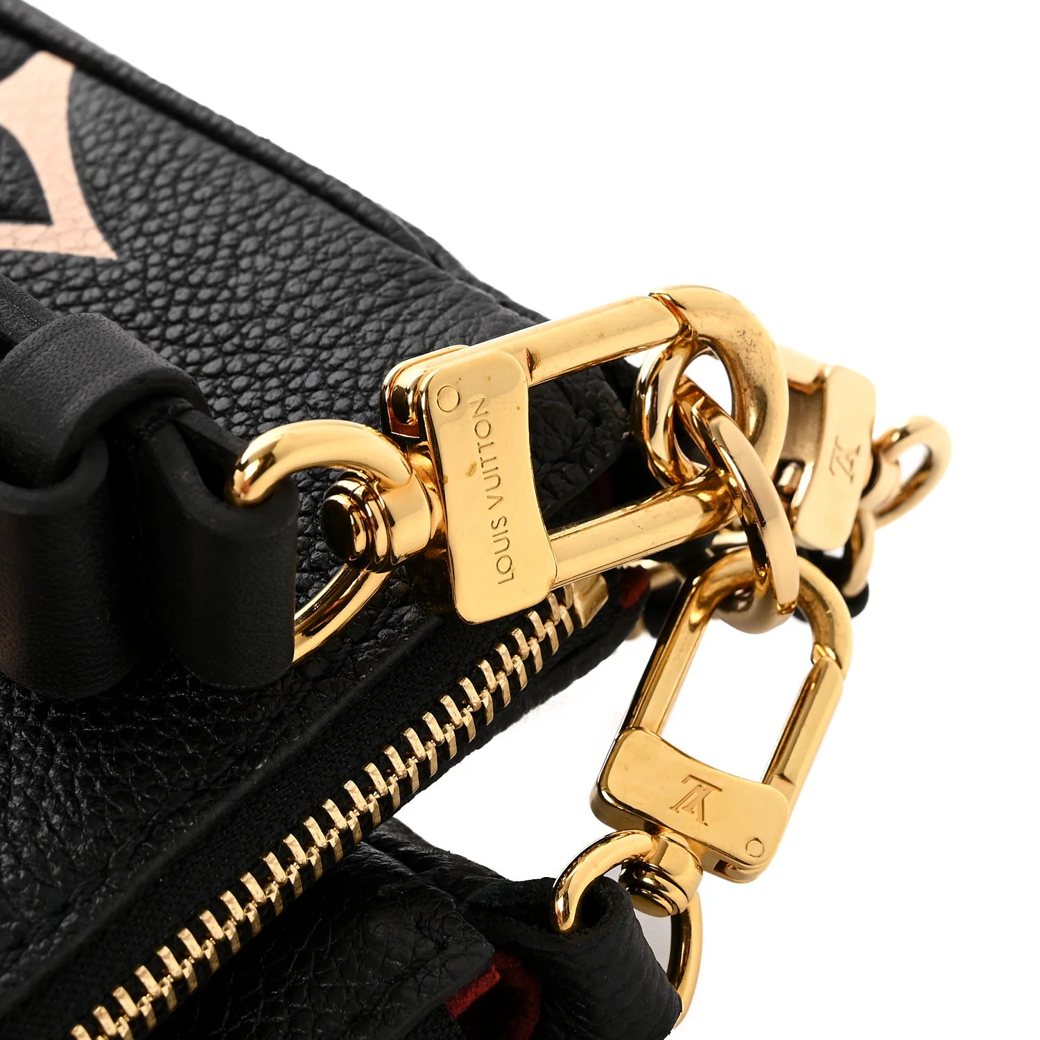 Empreinte Monogram Giant Multi Pochette Accessories Black Beige - Top Club