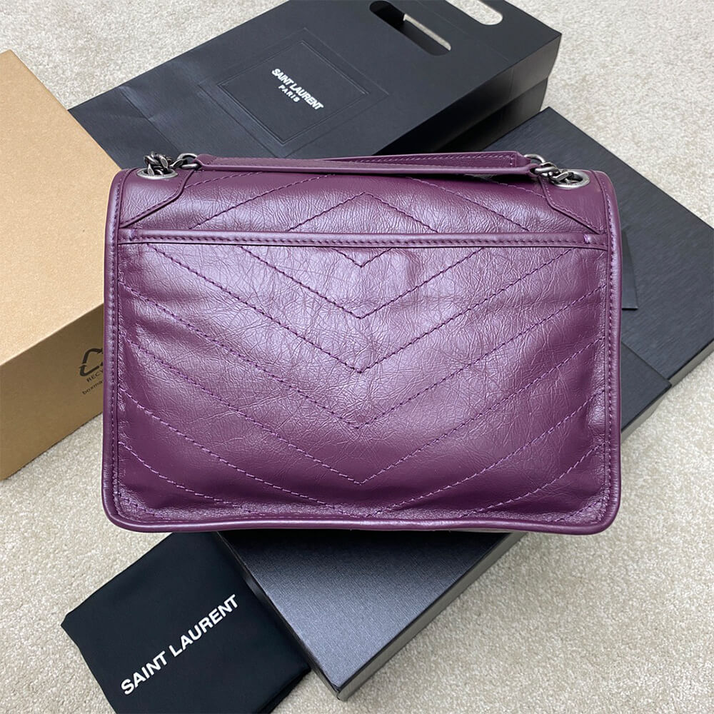 YSL NIKI MEDIUM IN CRINKLED VINTAGE LEATHER(HIGH-END GRADE) - Top Club