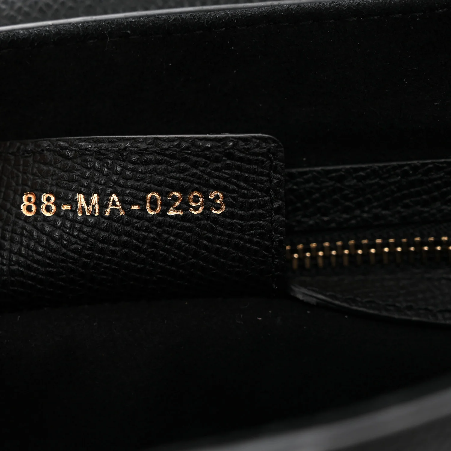 Grained Calfskin Saddle Bag Black - Top Club