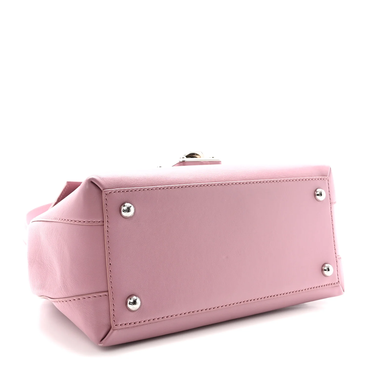 Calfskin Lucia Small Satchel Purple - Top Club