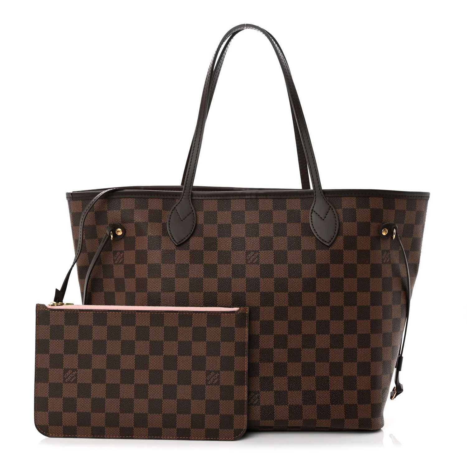 Damier Ebene Neo Neverfull MM Rose Ballerine - Top Club