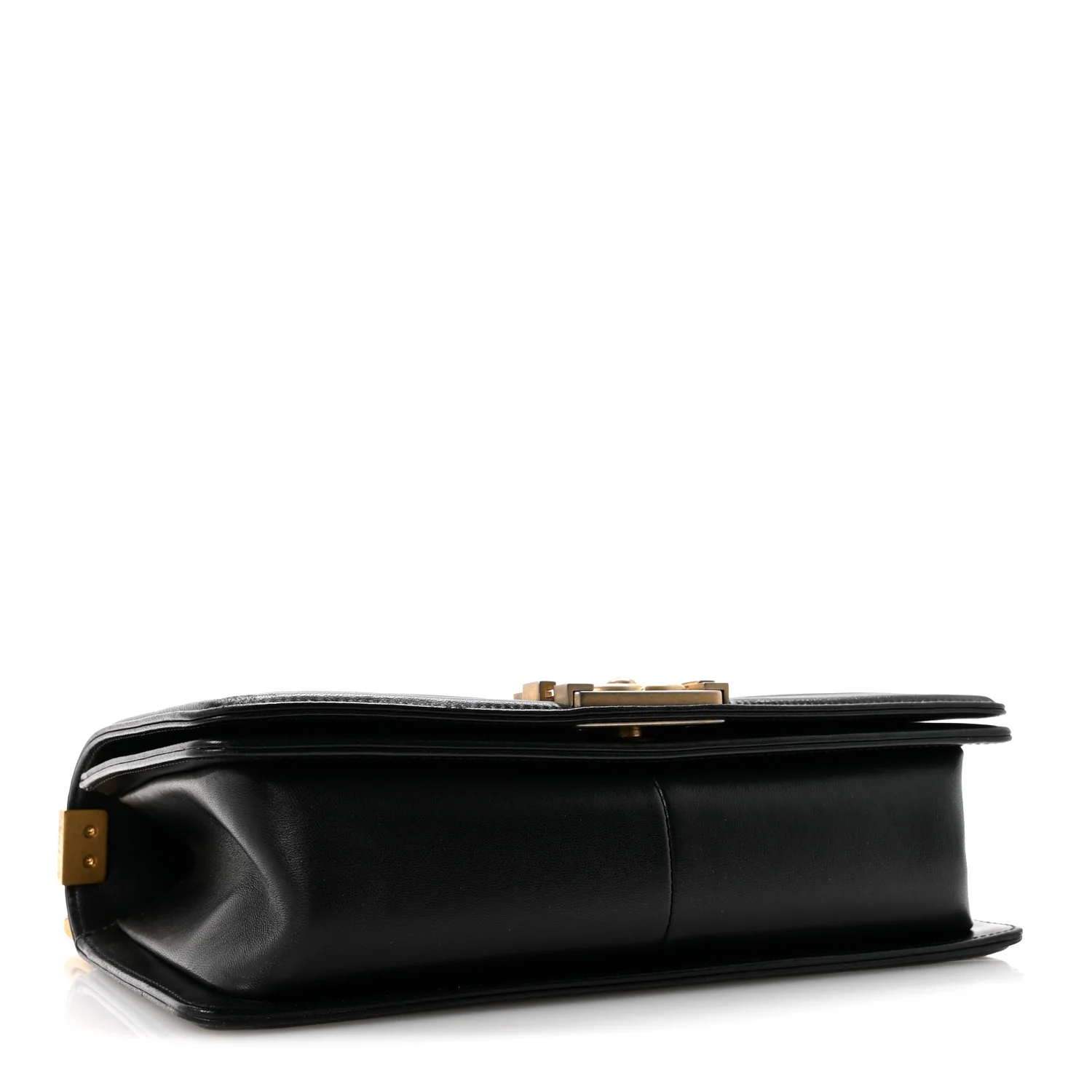 Lambskin Quilted Medium Boy Flap Black - Top Club