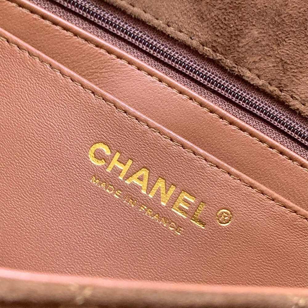 CHANEL SUEDE MINI FLAP BAG(HIGH-END GRADE) - Top Club