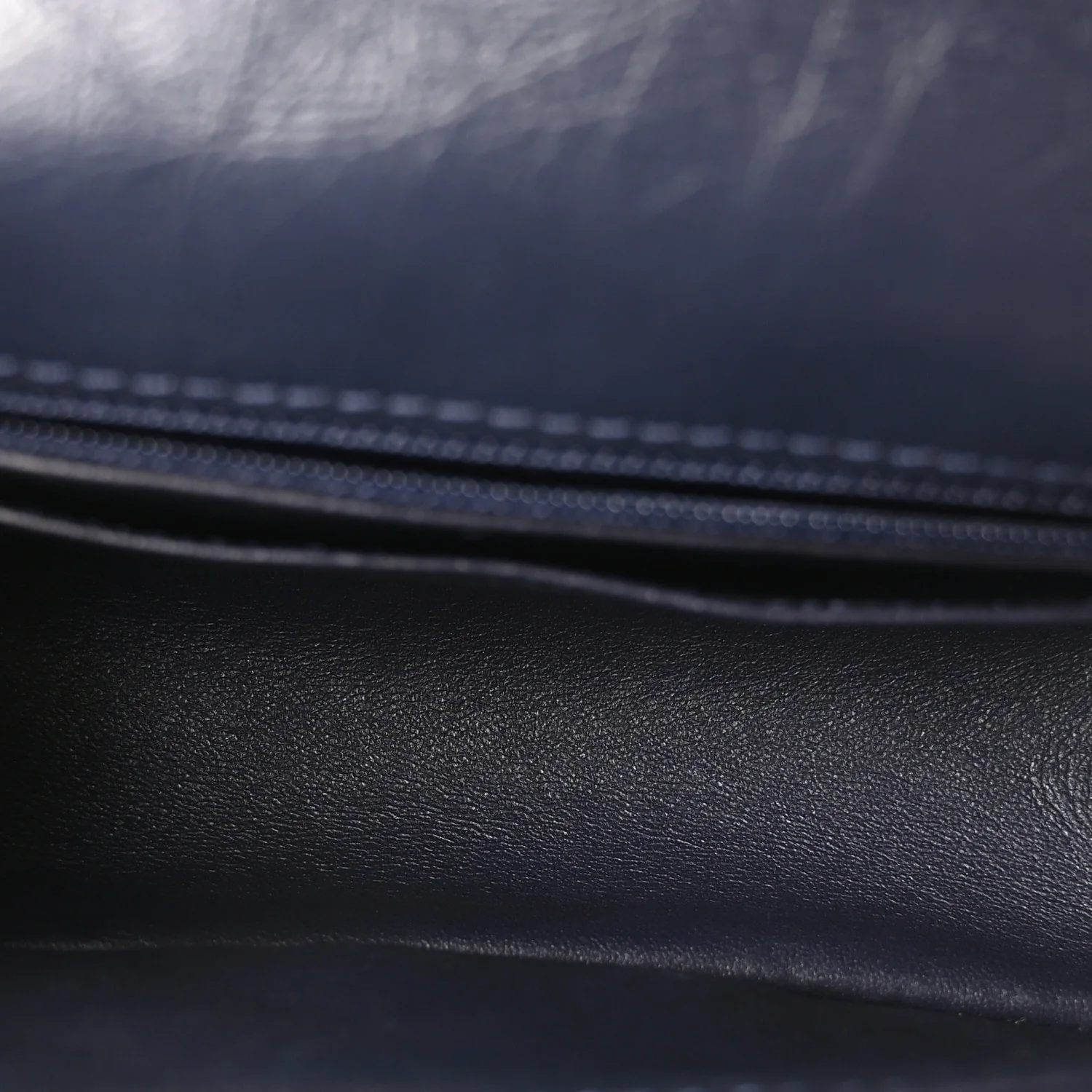 Aged Calfskin Quilted 2.55 Reissue Mini Flap Navy - Top Club