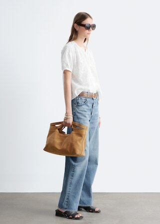 & Other Stories OVERSIZED PUFF-SLEEVE BLOUSE