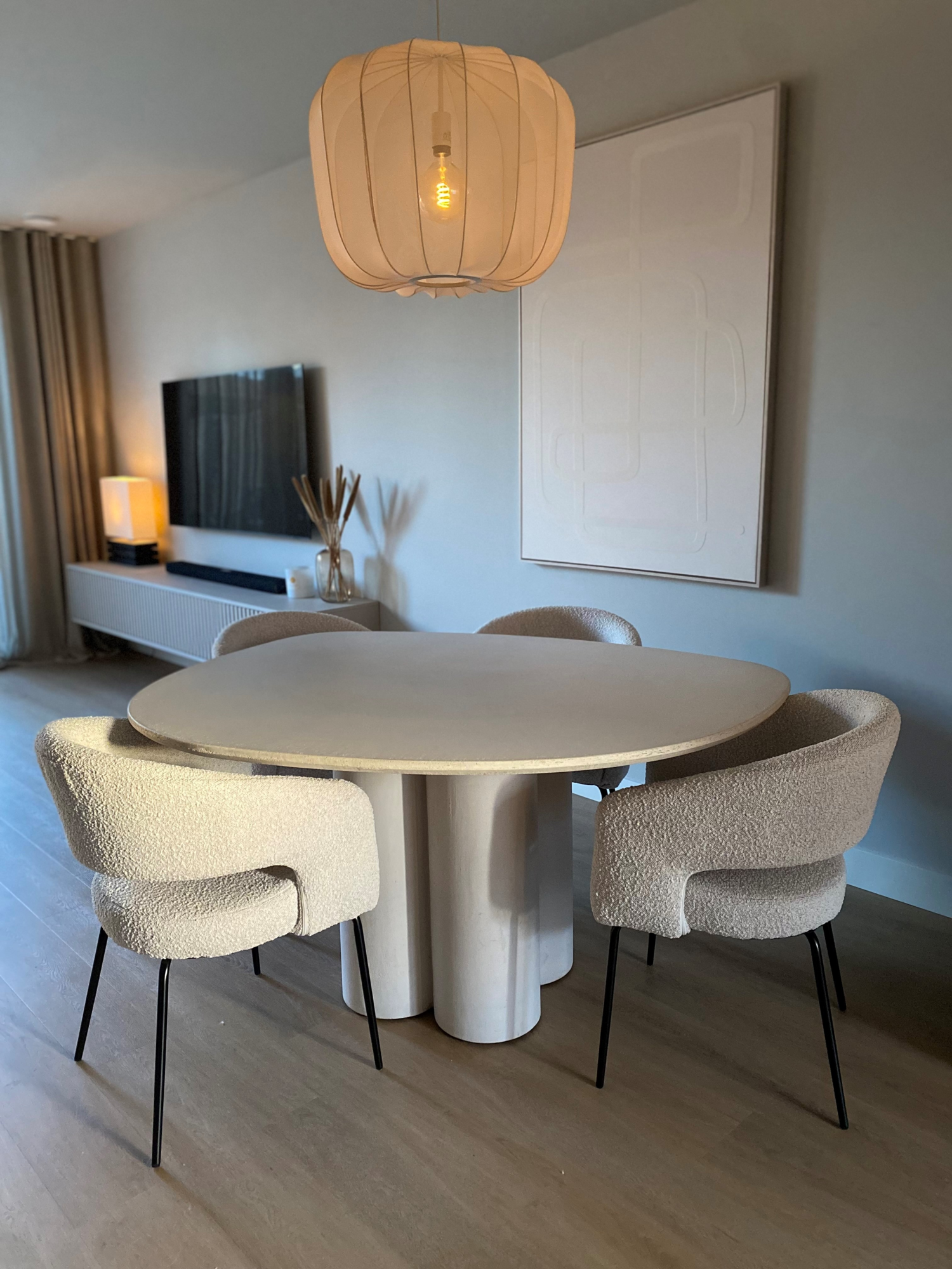 Bogard eettafel Limoen - fig 120 x 110 cm