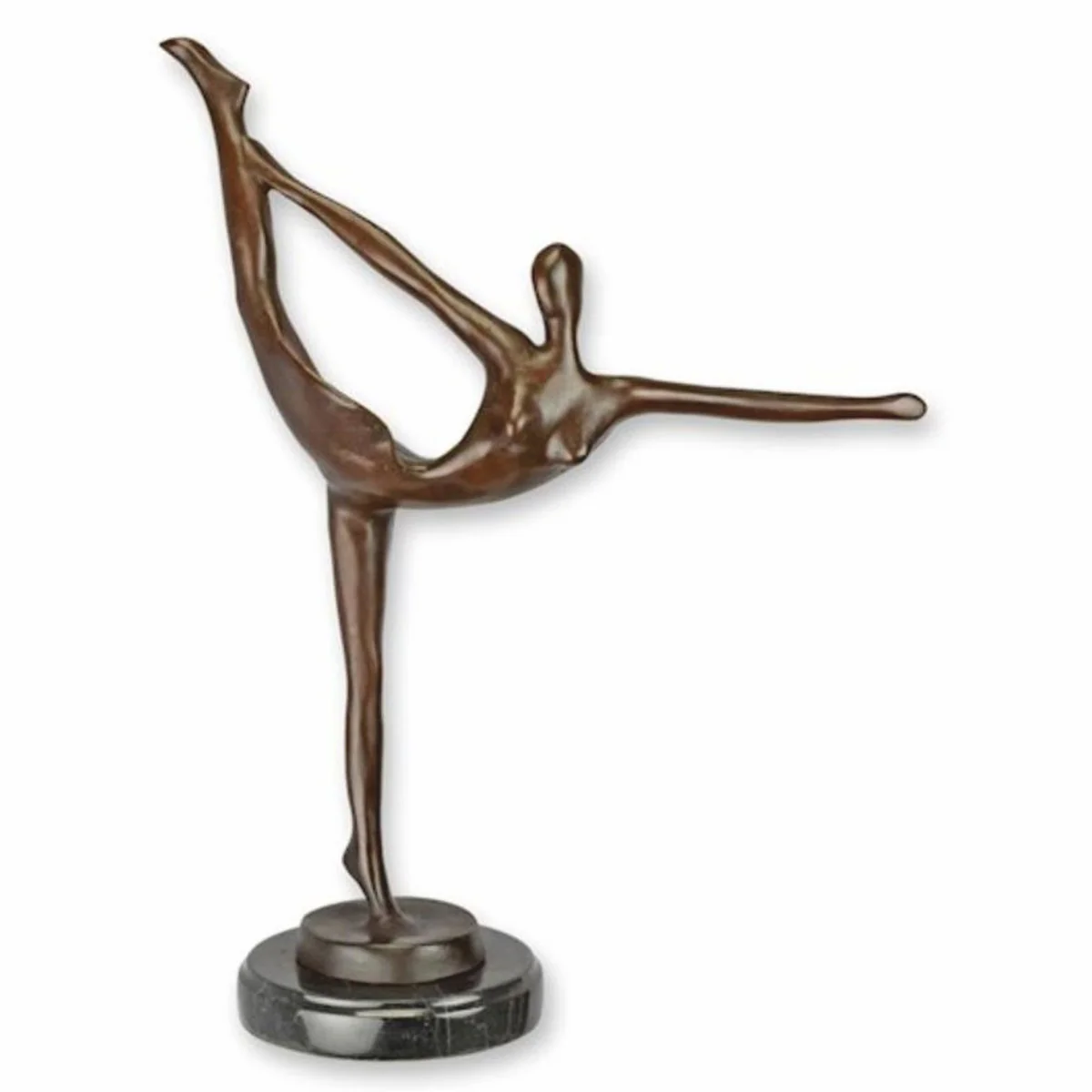 Decorative figure dancer bronze / black H. 41.6 cm - Abstract bronze sculpture