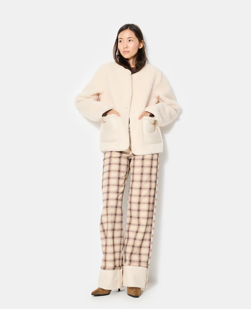 Pimkie Blouson en sherpa façon peau lainée