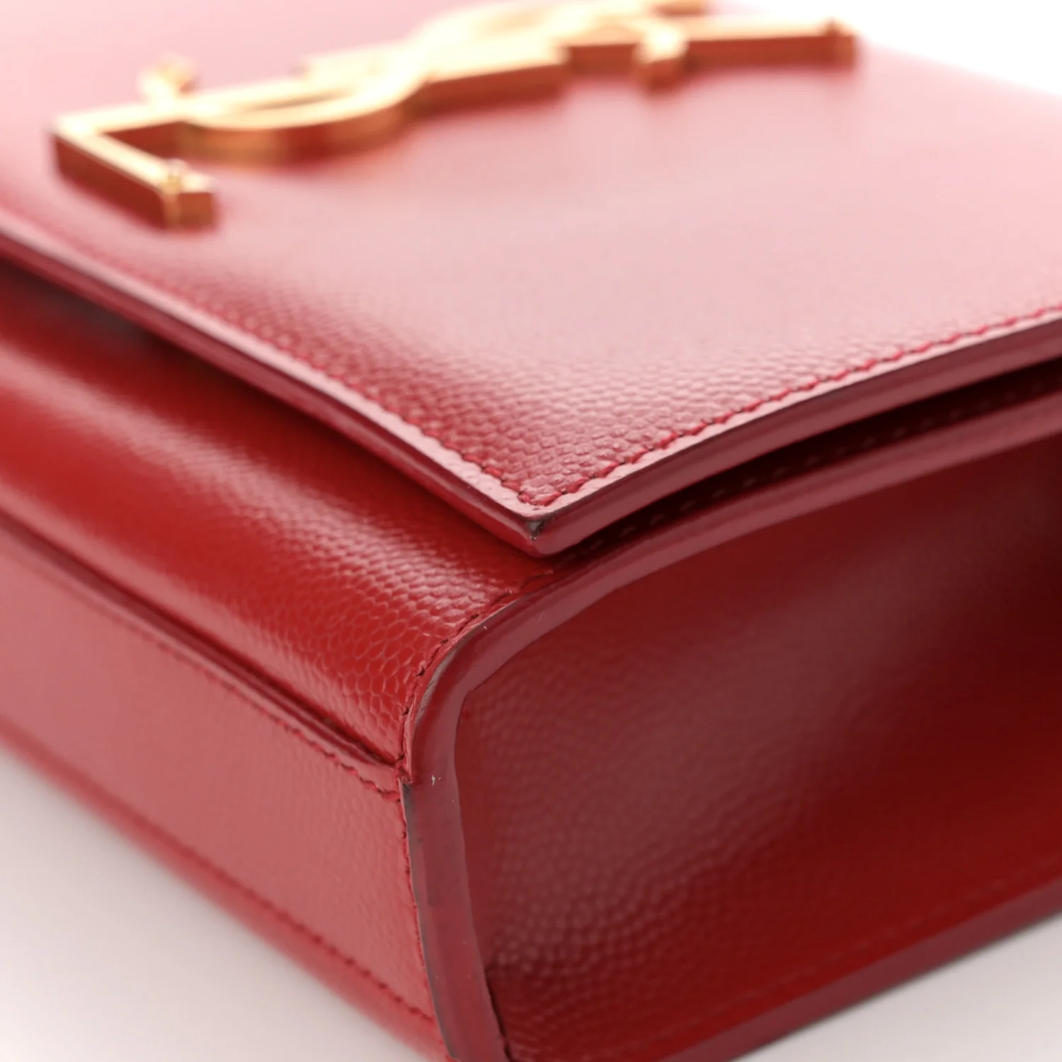 Grain De Poudre Small Monogram Kate Satchel Red - Top Club