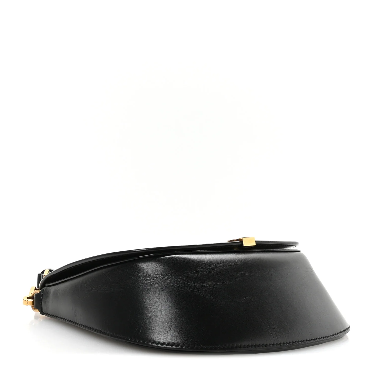 Box Calfskin Mini Voltaire Top Handle Bag Black - Top Club