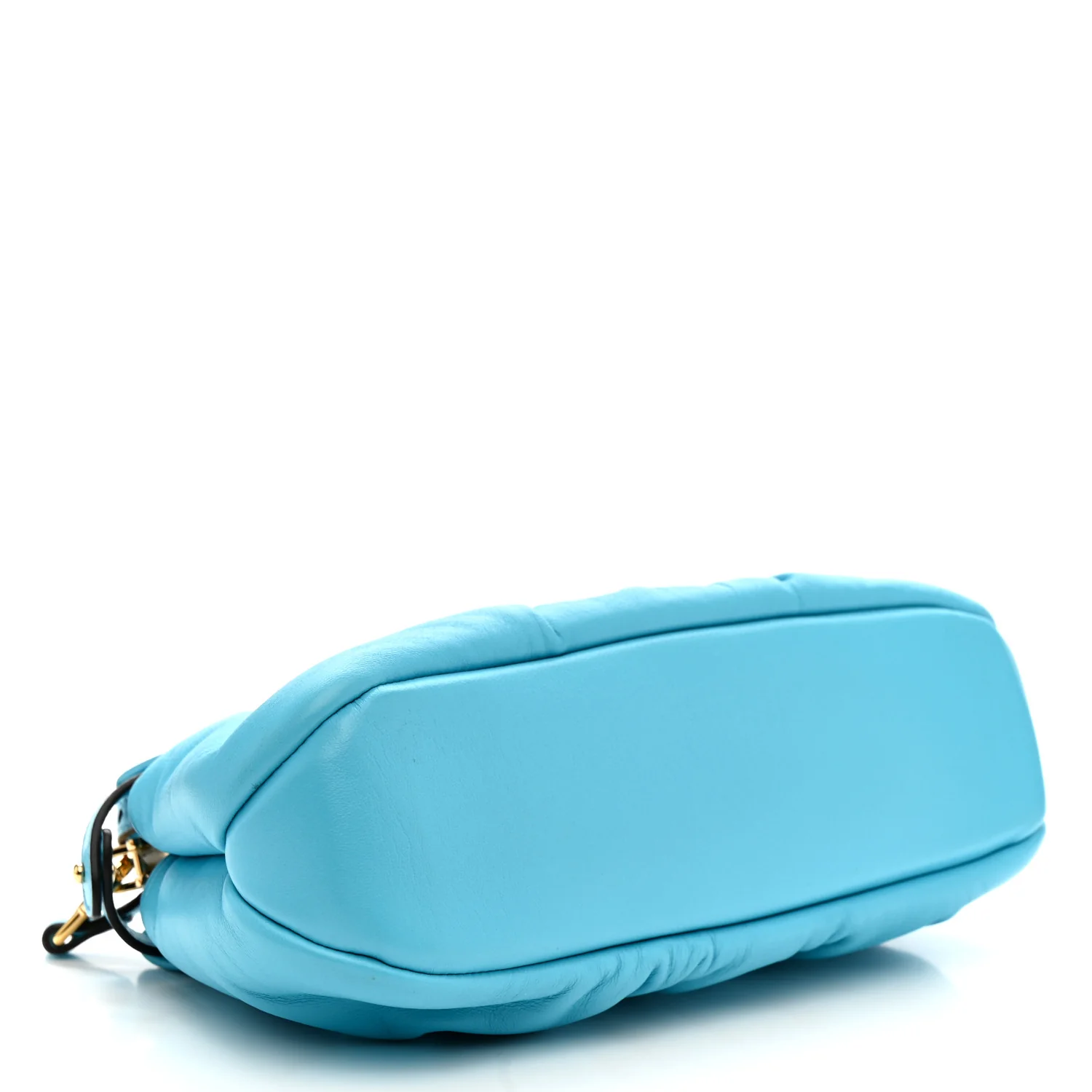Shiny Nappa Small Peekaboo Click Bag Pool - Top Club