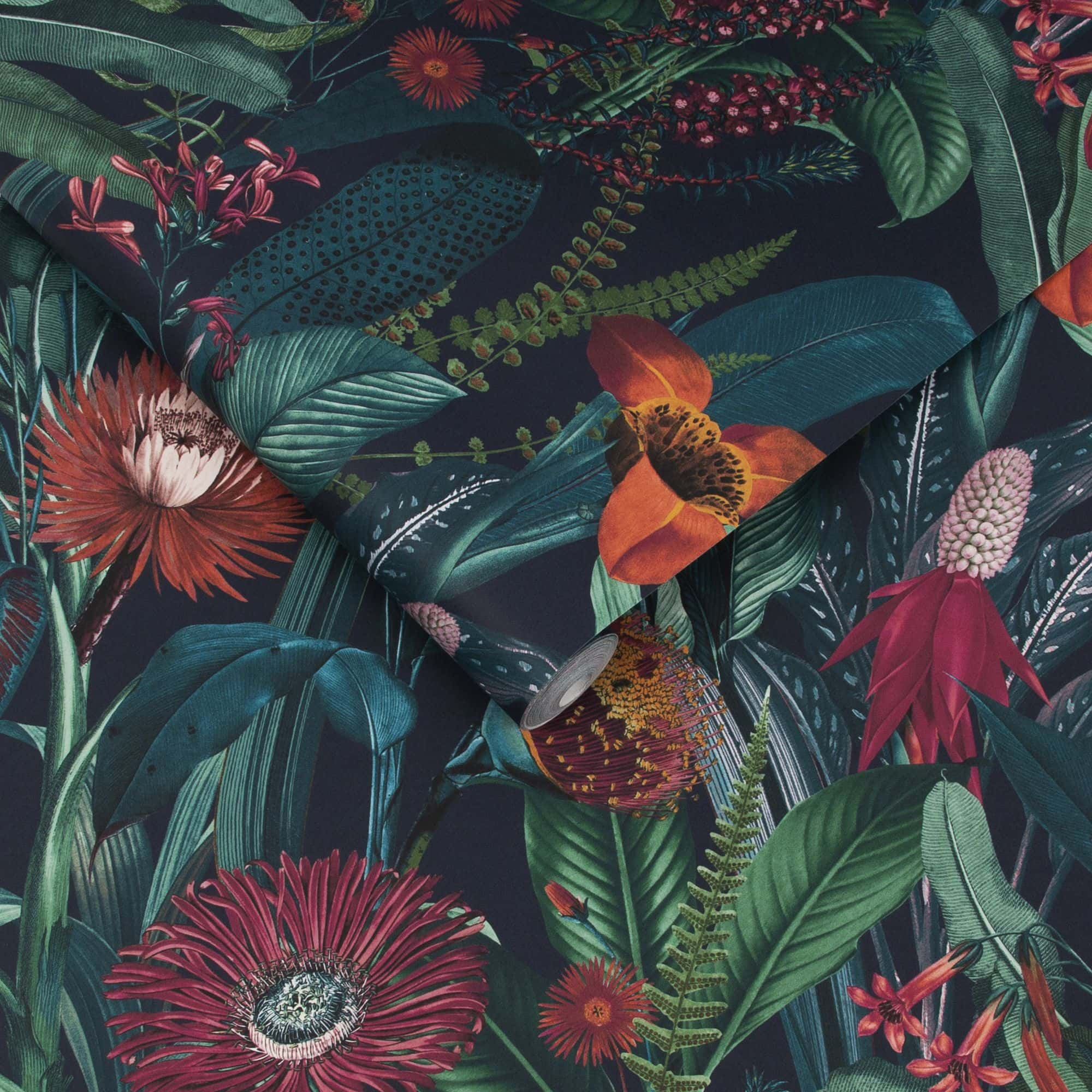 Graham & Brown  vliesbehang  Tigerlily Midnight Graham & Brown  vliesbehang  Tigerlily Midnight