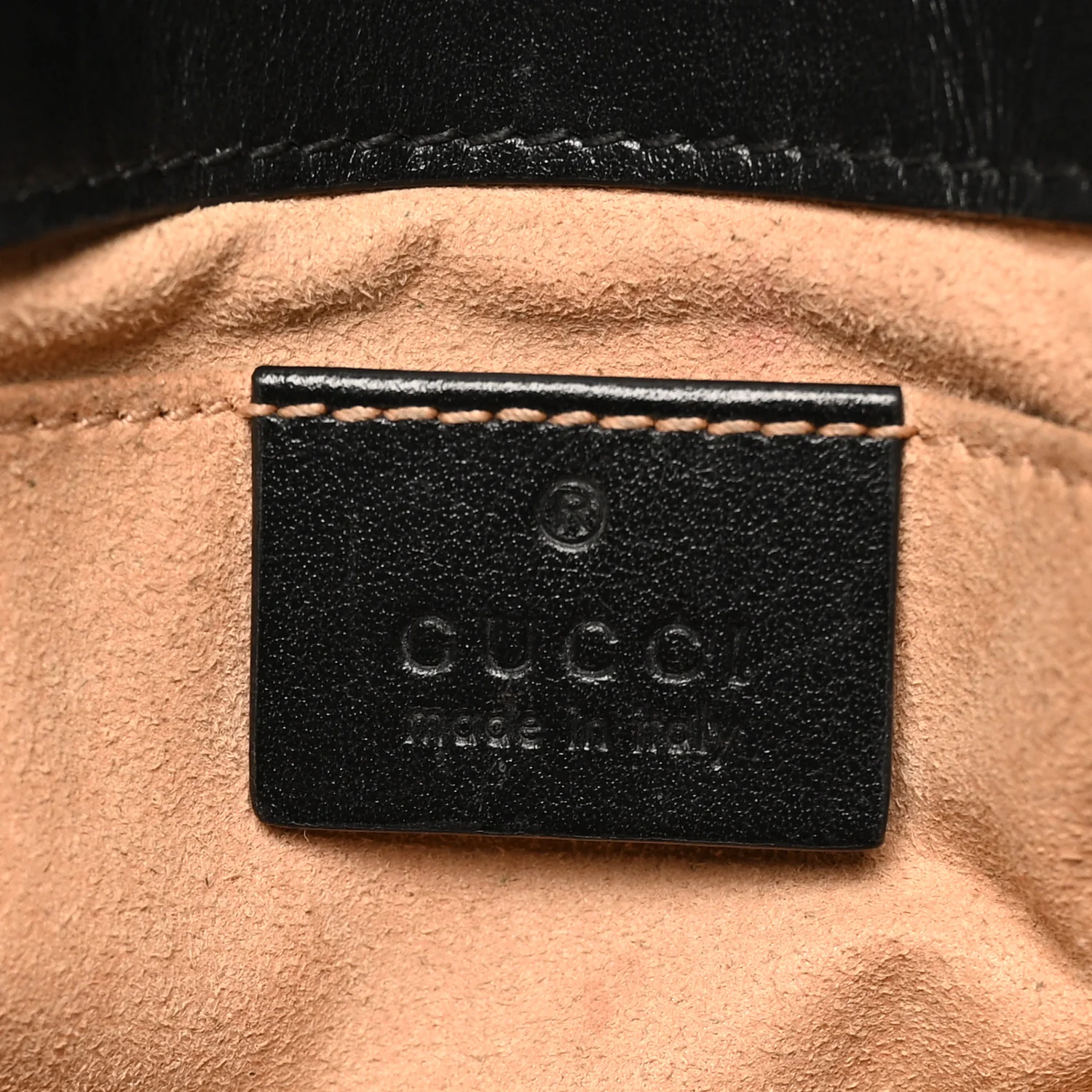 Calfskin Matelasse Mini GG Marmont Shoulder Bag Black - Top Club