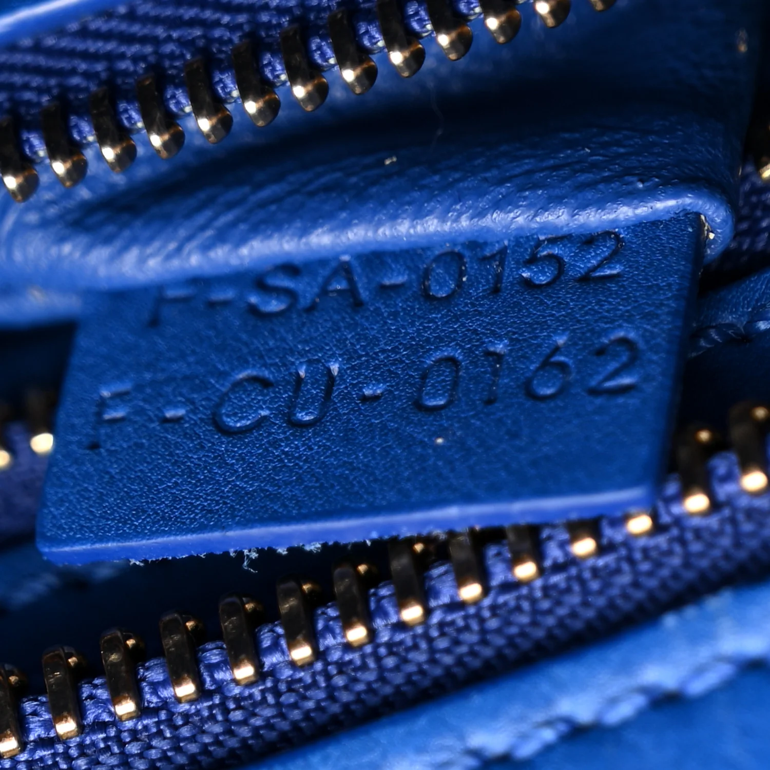 Smooth Calfskin Micro Luggage Royal Blue - Top Club