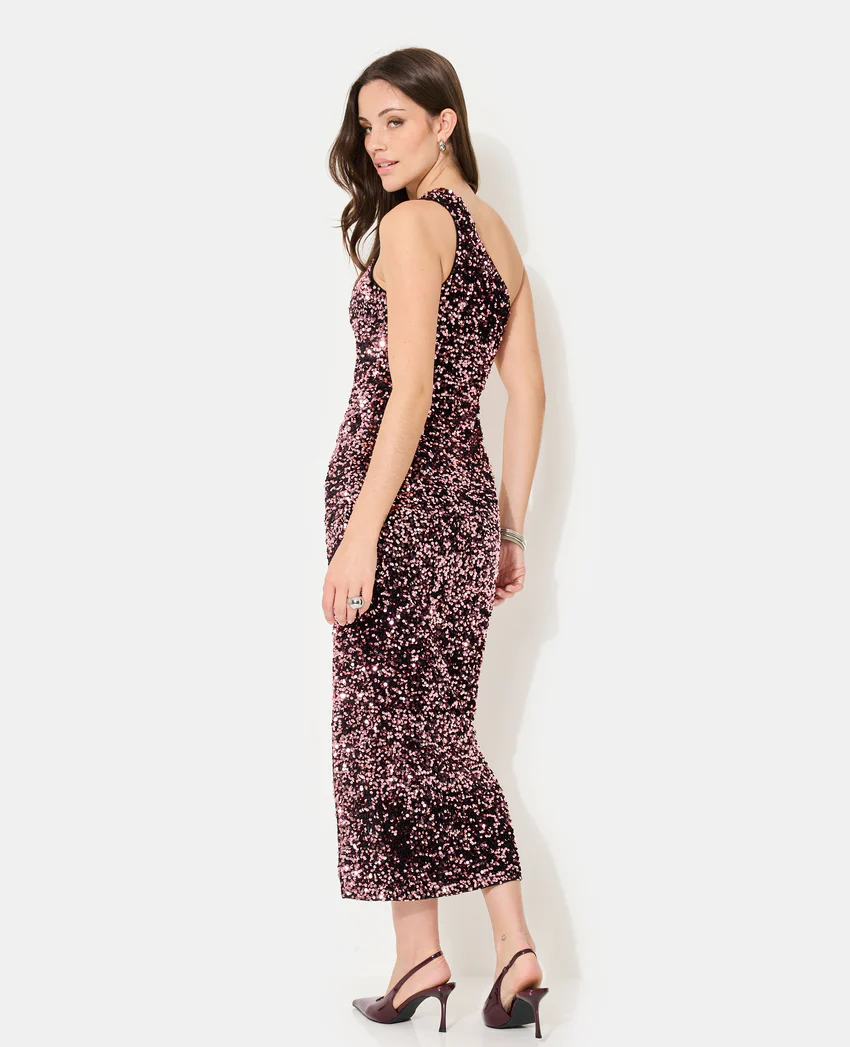 Pimkie Robe longue asymétrique avec sequins