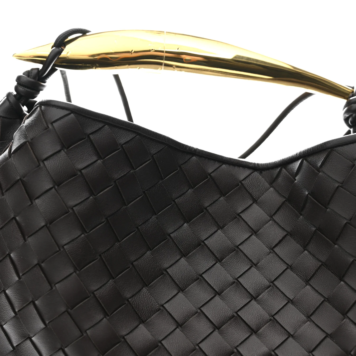 Nappa Intrecciato Medium Sardine Bag Fondant - Top Club