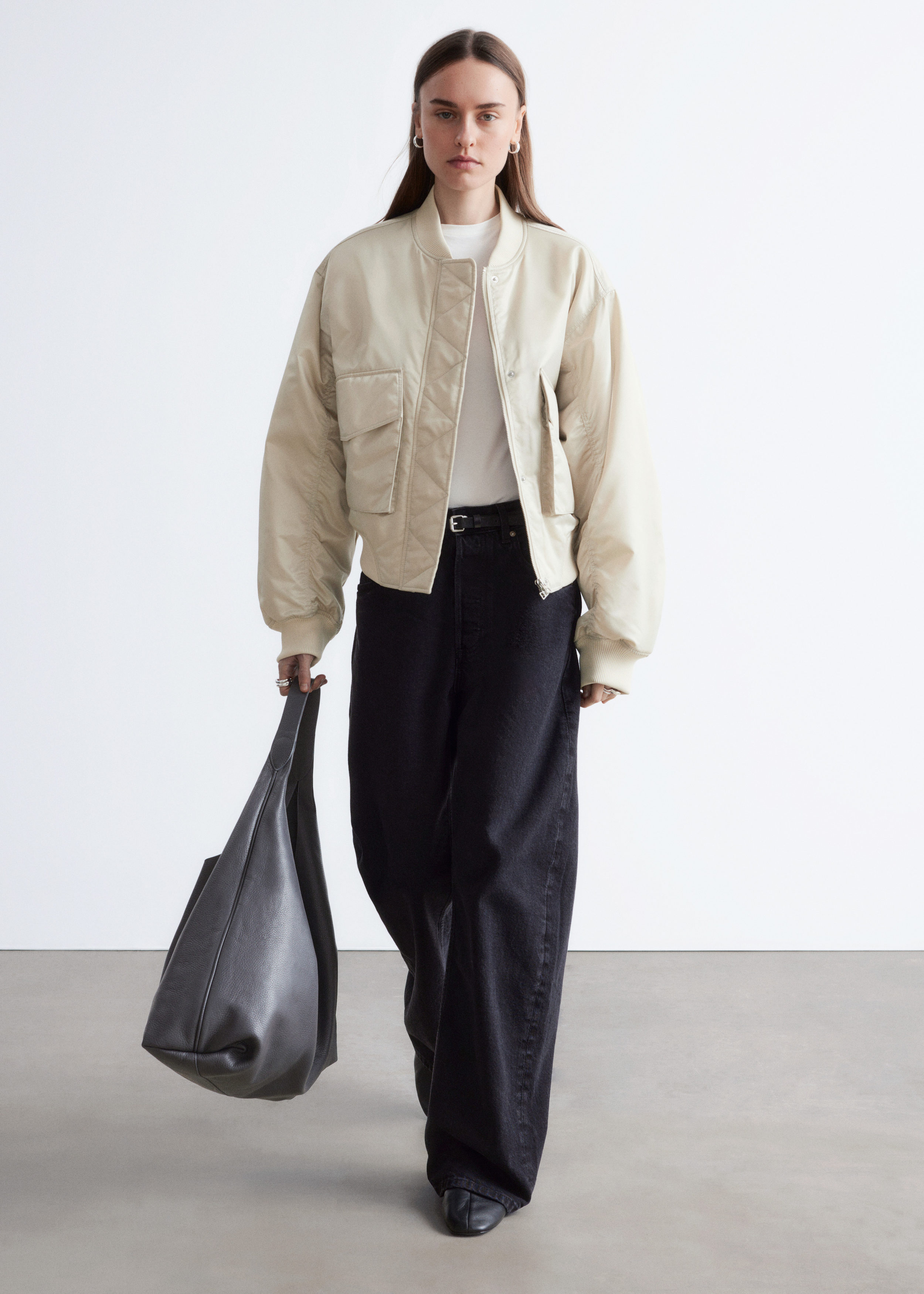 & Other Stories PADDED BOMBER JACKET