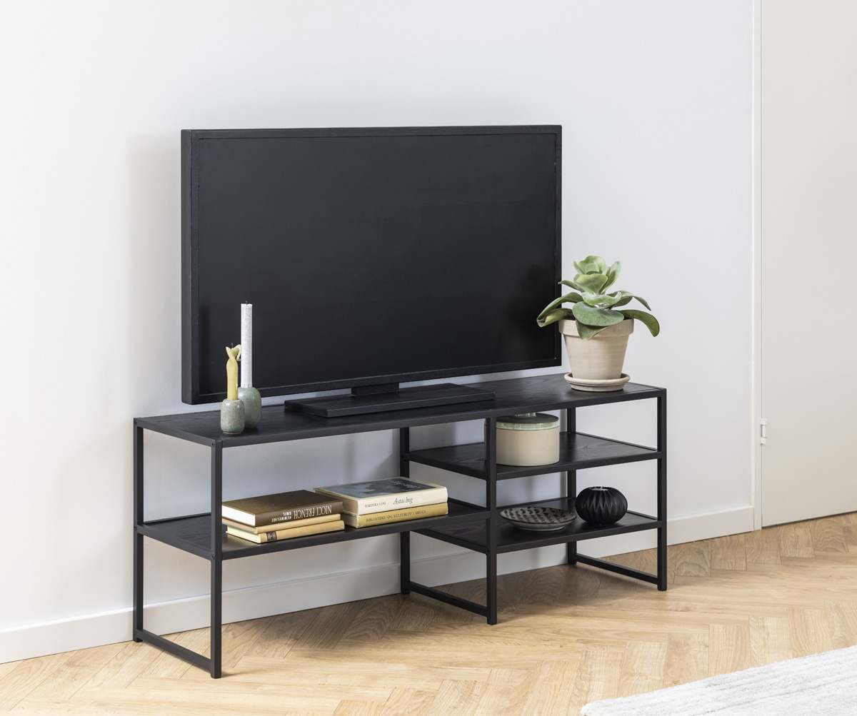 Tv meubel Vic hout Zwart