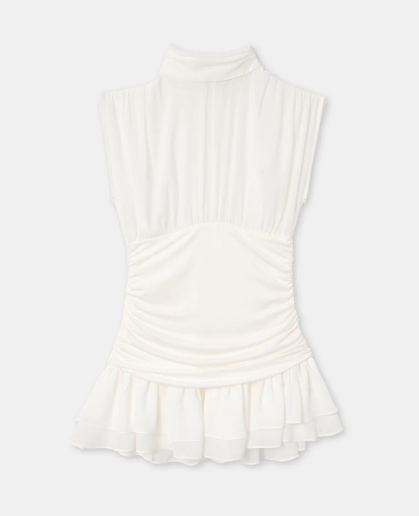 Pimkie Robe courte avec fronces et volants