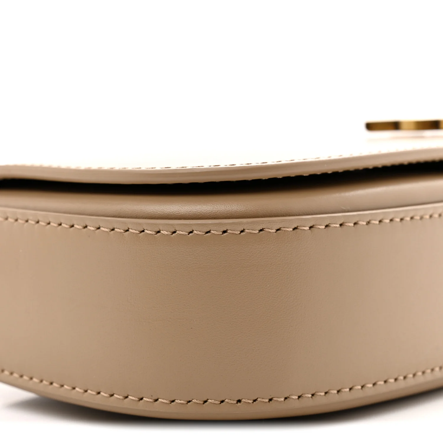 Box Calfskin Mini Voltaire Shoulder Bag Dark Cork - Top Club