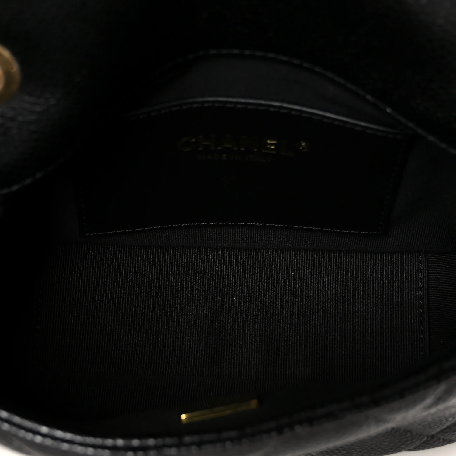 Grained Lambskin Quilted Mini Flap Black - Top Club