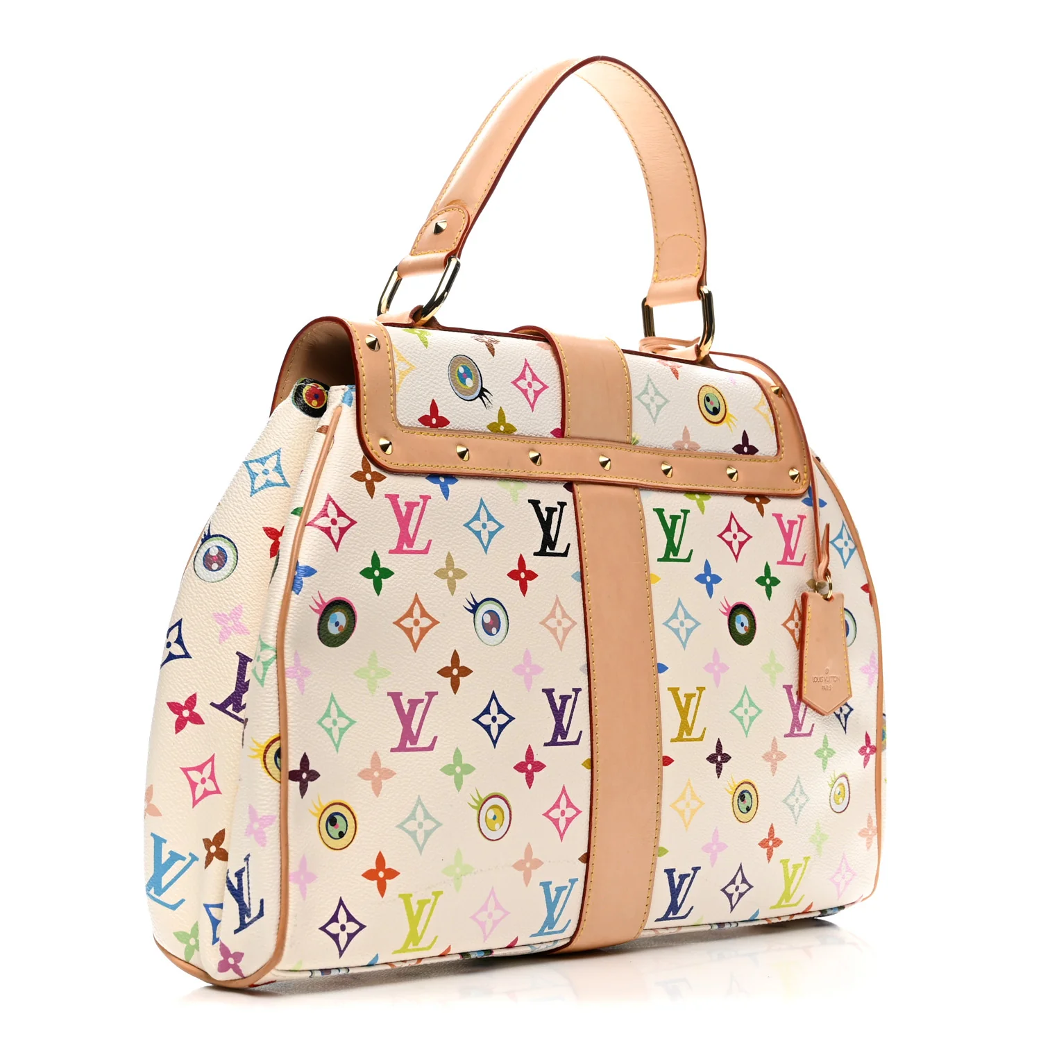 Monogram Multicolor Murakami Eye Love You White - Top Club