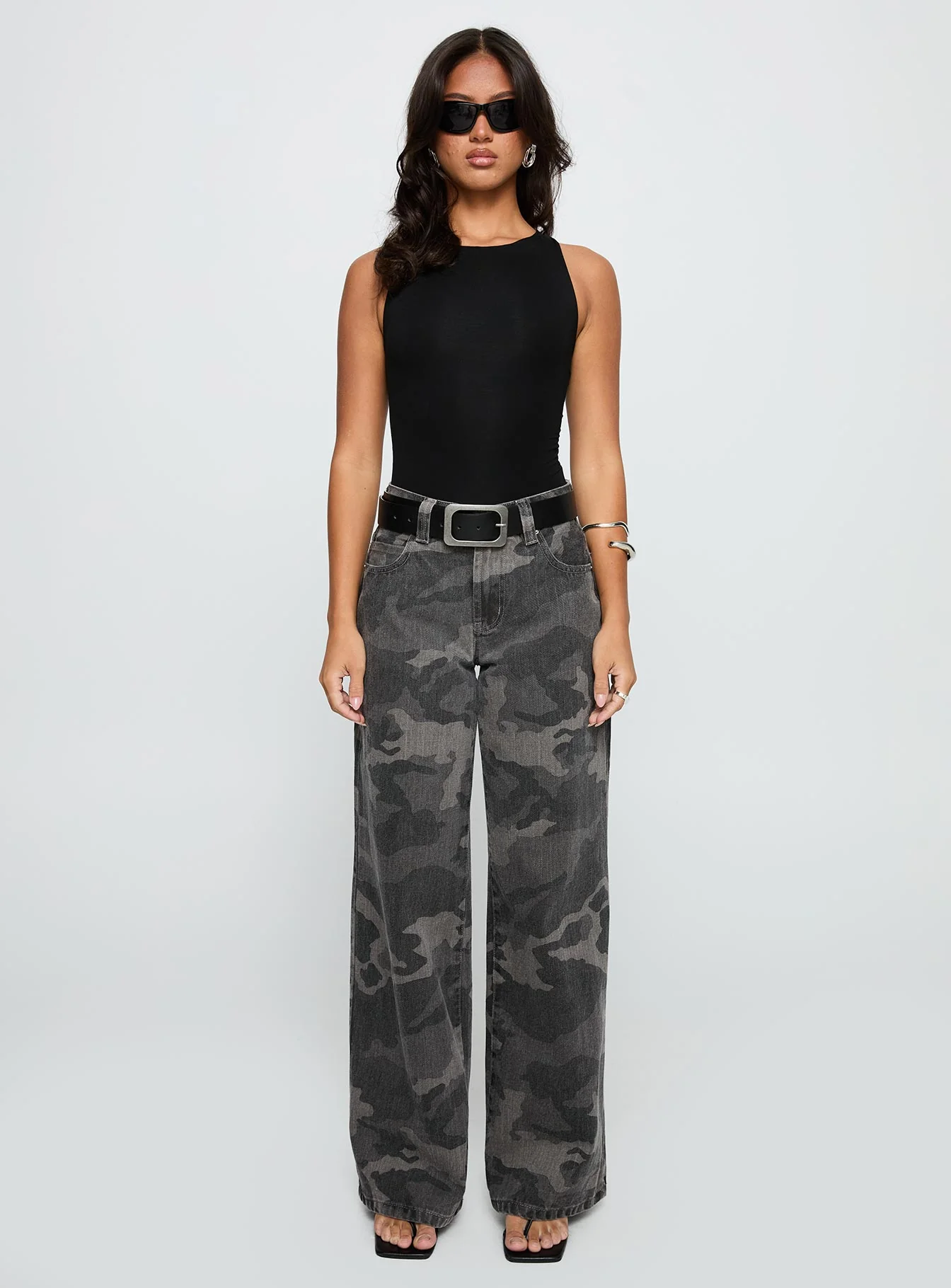 Majesty Tie Back Bodysuit Black