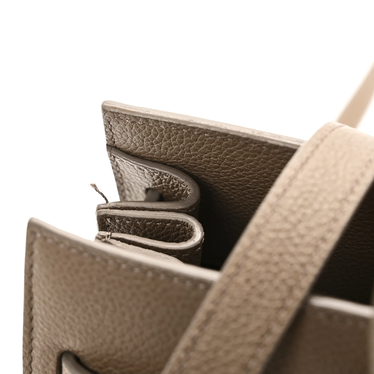 Grained Calfskin Baby Sac De Jour Taupe - Top Club