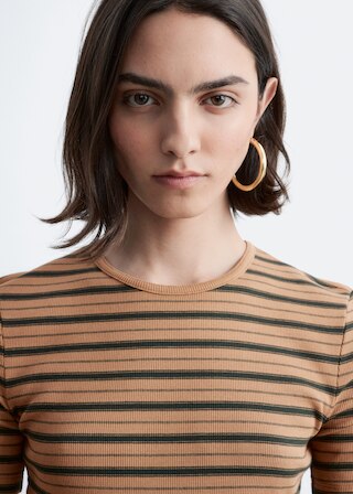 & Other Stories RIBBED T-SHIRT
