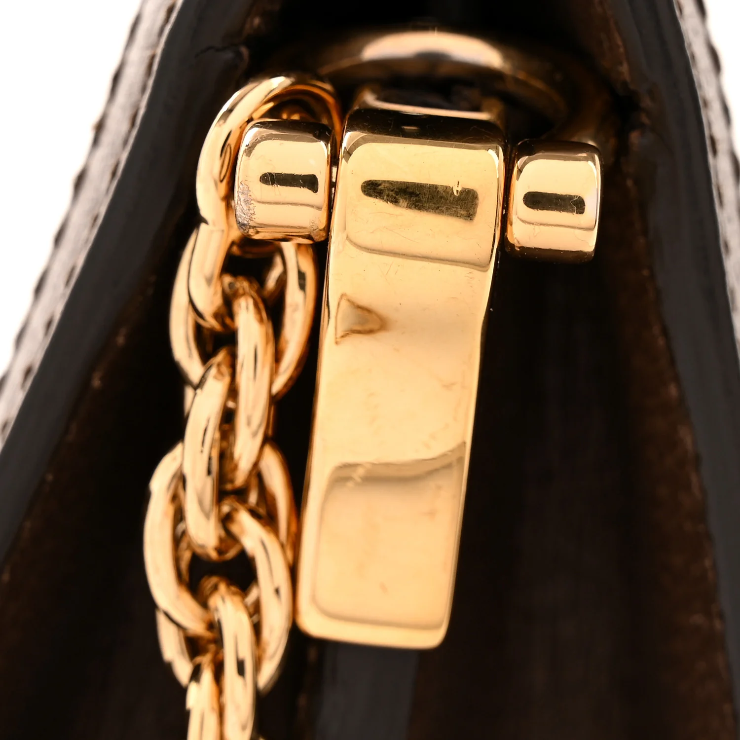 GG Supreme Monogram Web Medium Ophidia Chain Shoulder Bag Brown - Top Club