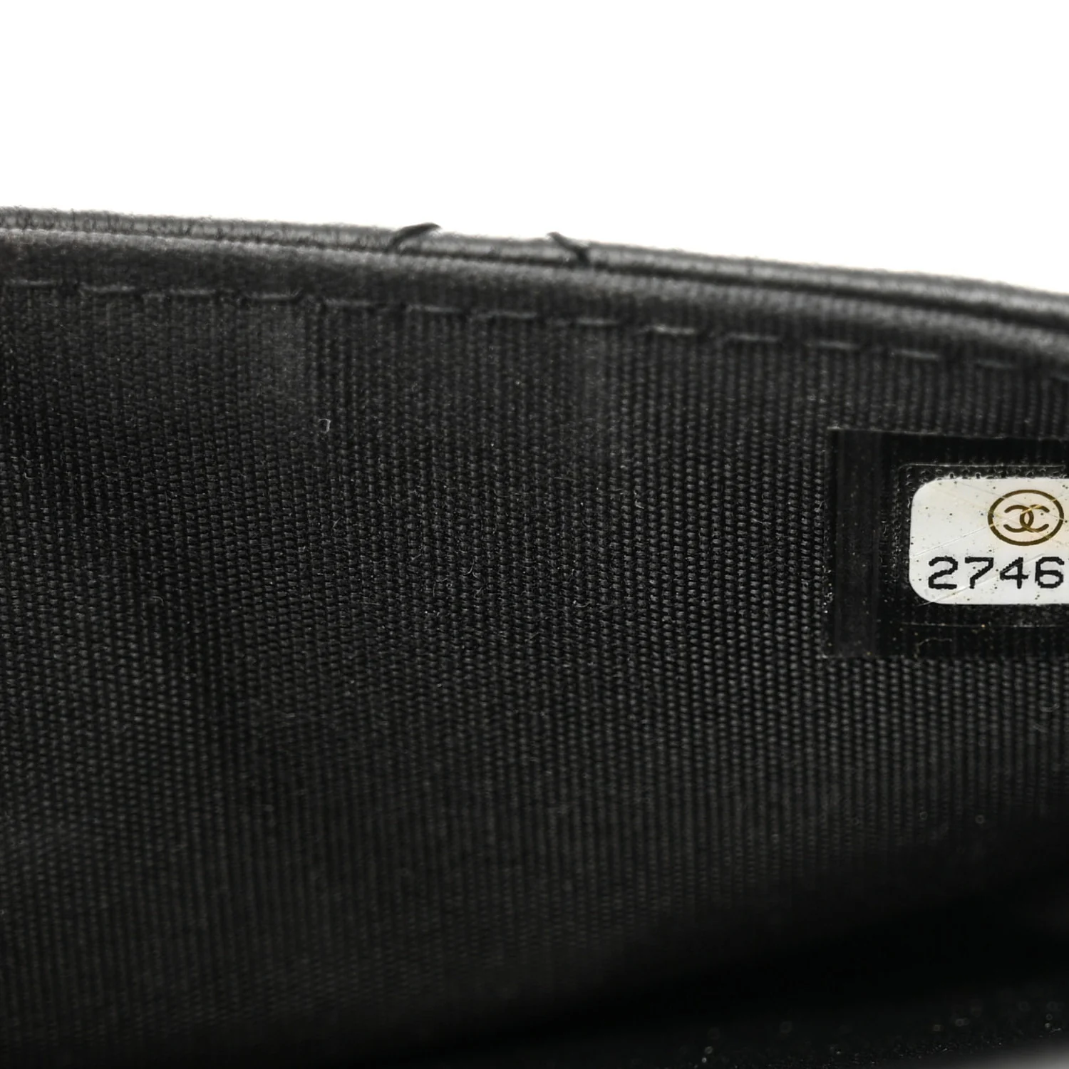 Lambskin Quilted Square Front Pocket Clutch With Chain Black - Top Club