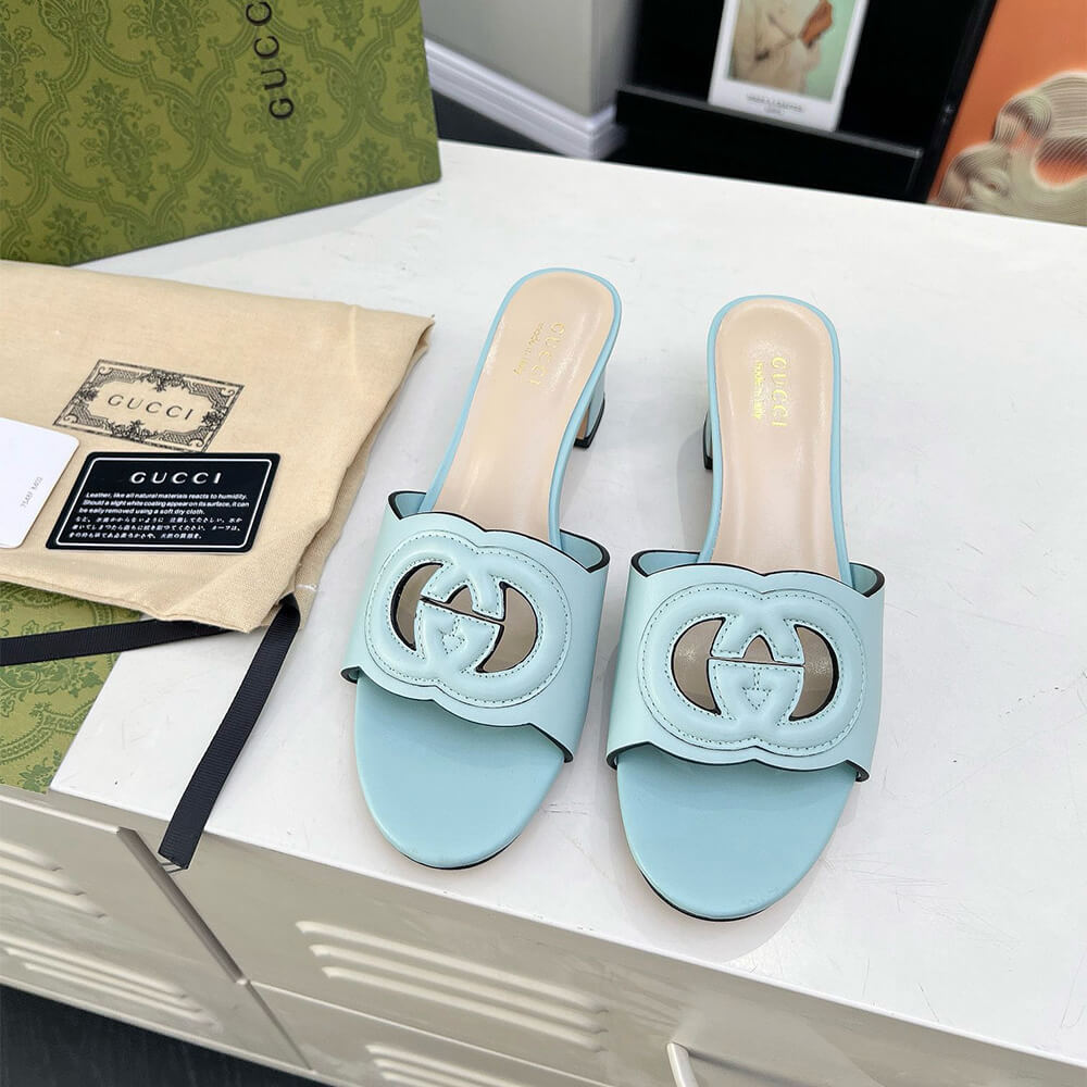 GUCCI Women s Interlocking G slide sandal - Top Club