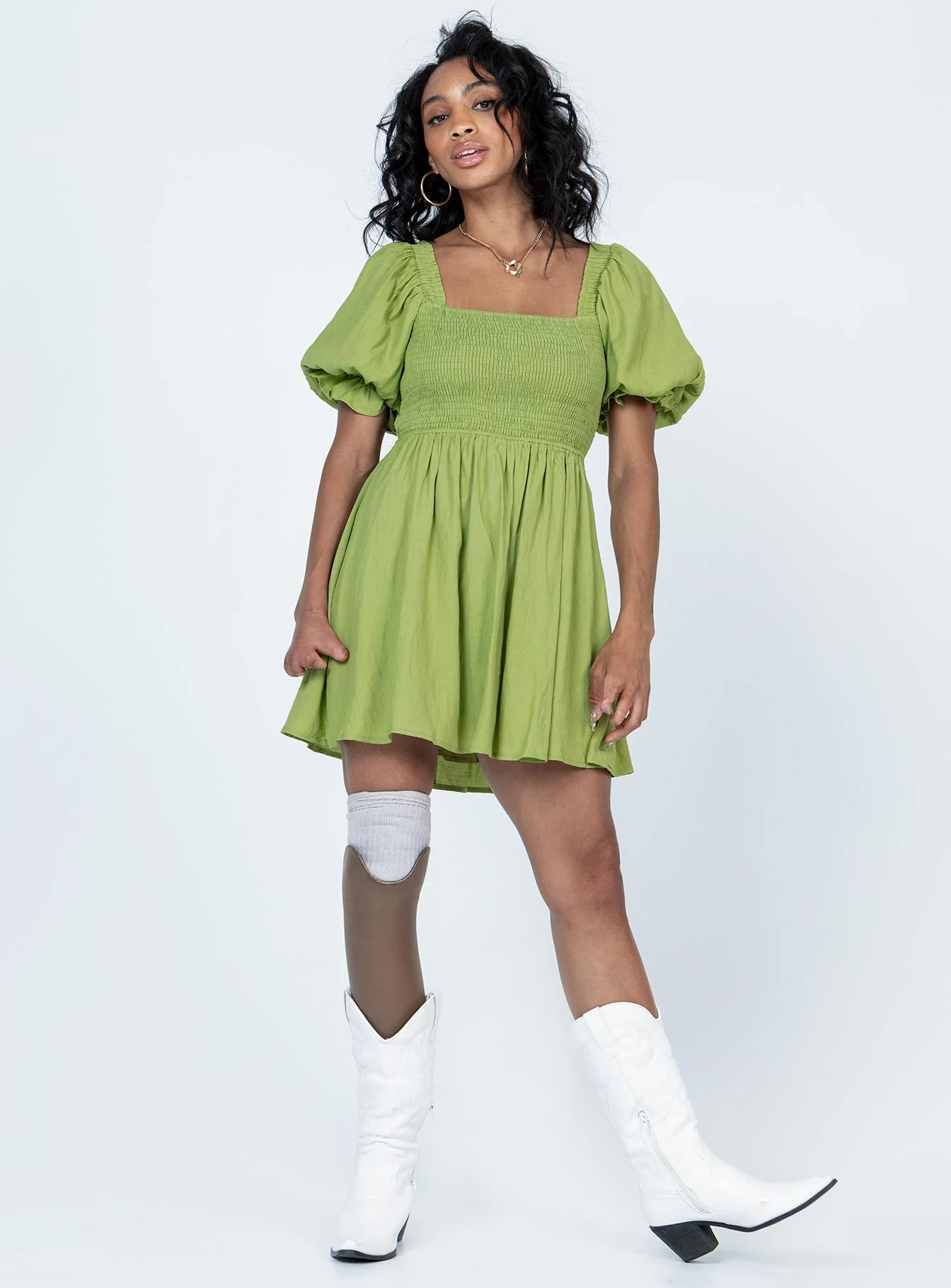 Dani Mini Dress Green