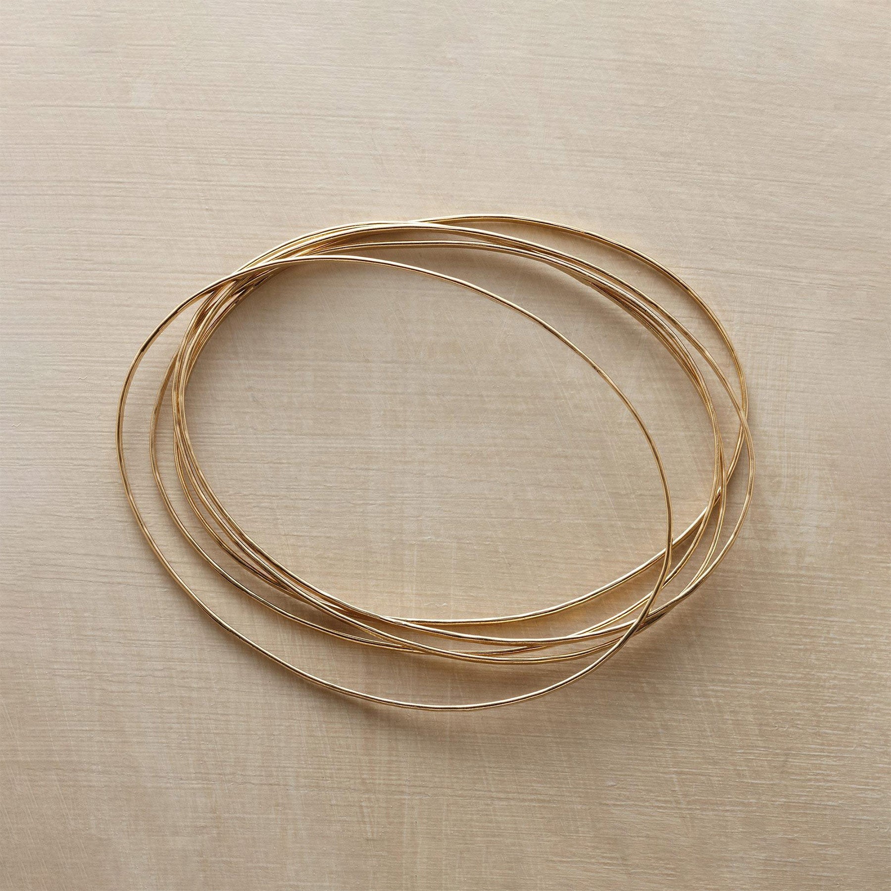 Golden Orbit Bangle Bracelets - Sundance Living
