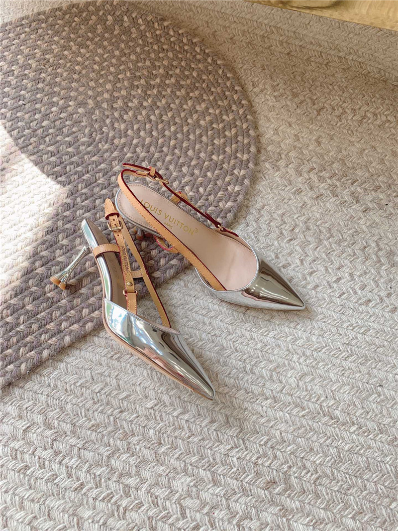 louis vuitton LV new BLOSSOM slingback high heels - Sneaker Replica Workshop