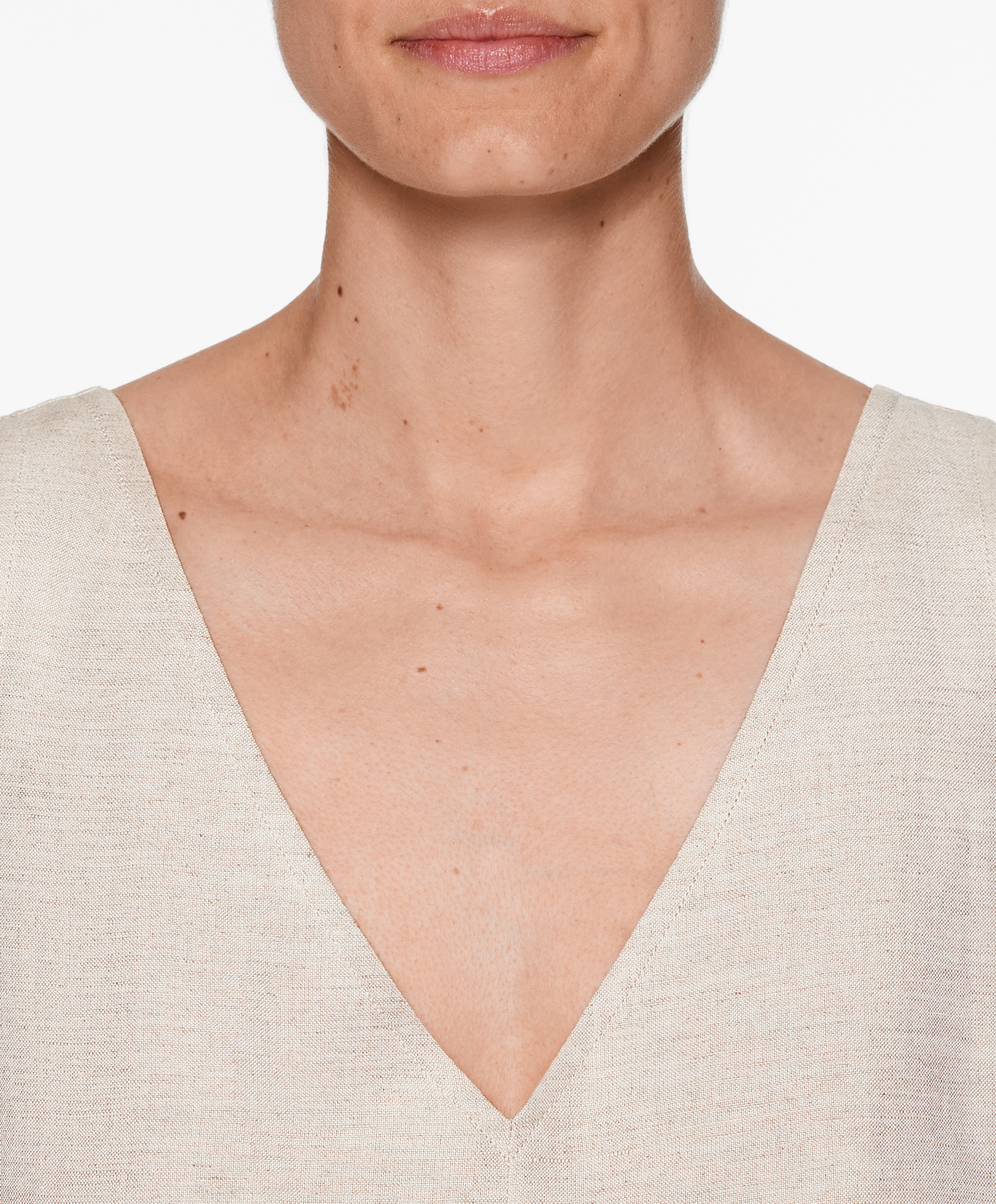 OYSHO Linen blend long jumpsuit