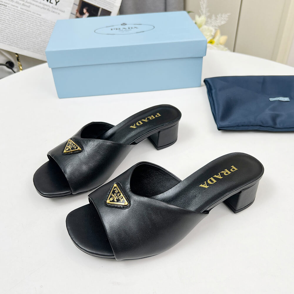Prada Padded nappa leather sandals - Top Club