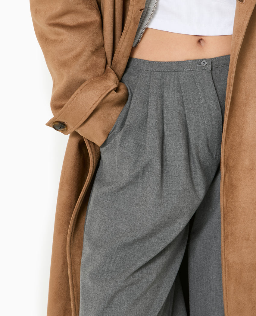 Pimkie Pantalon large et droit avec pinces