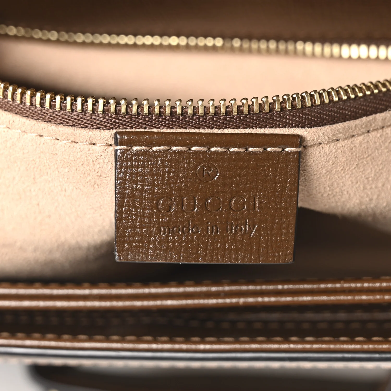 GG Supreme Monogram Horsebit 1955 Shoulder Bag Beige Brown Sugar - Top Club