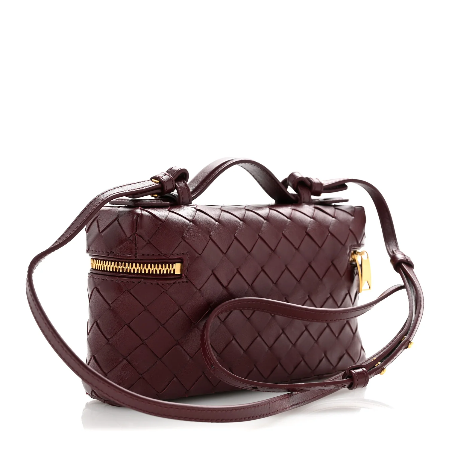 Nappa Intrecciato Bang Bang Vanity Case Barolo - Top Club