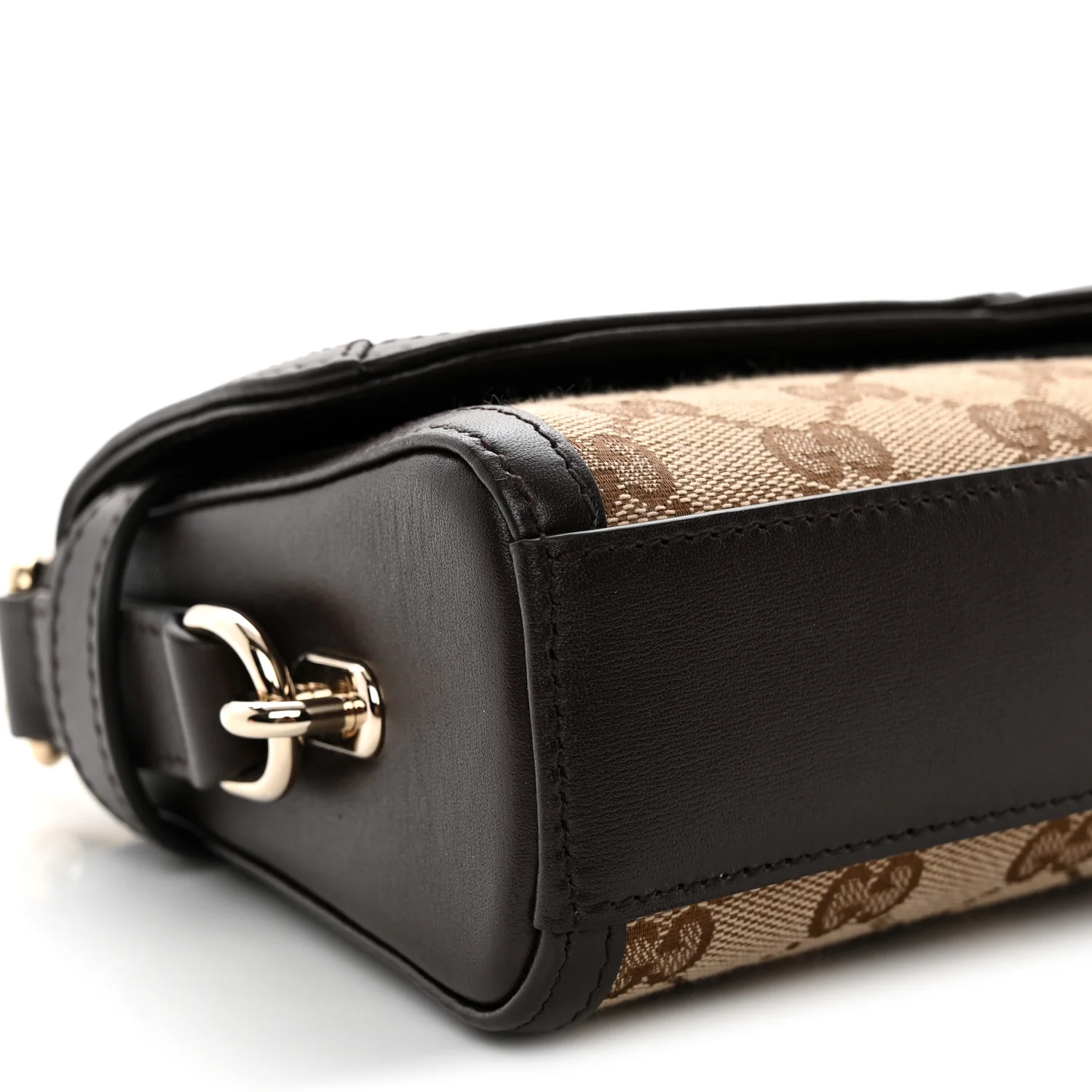 GG Monogram Small Luce Shoulder Bag Beige Ebony - Top Club