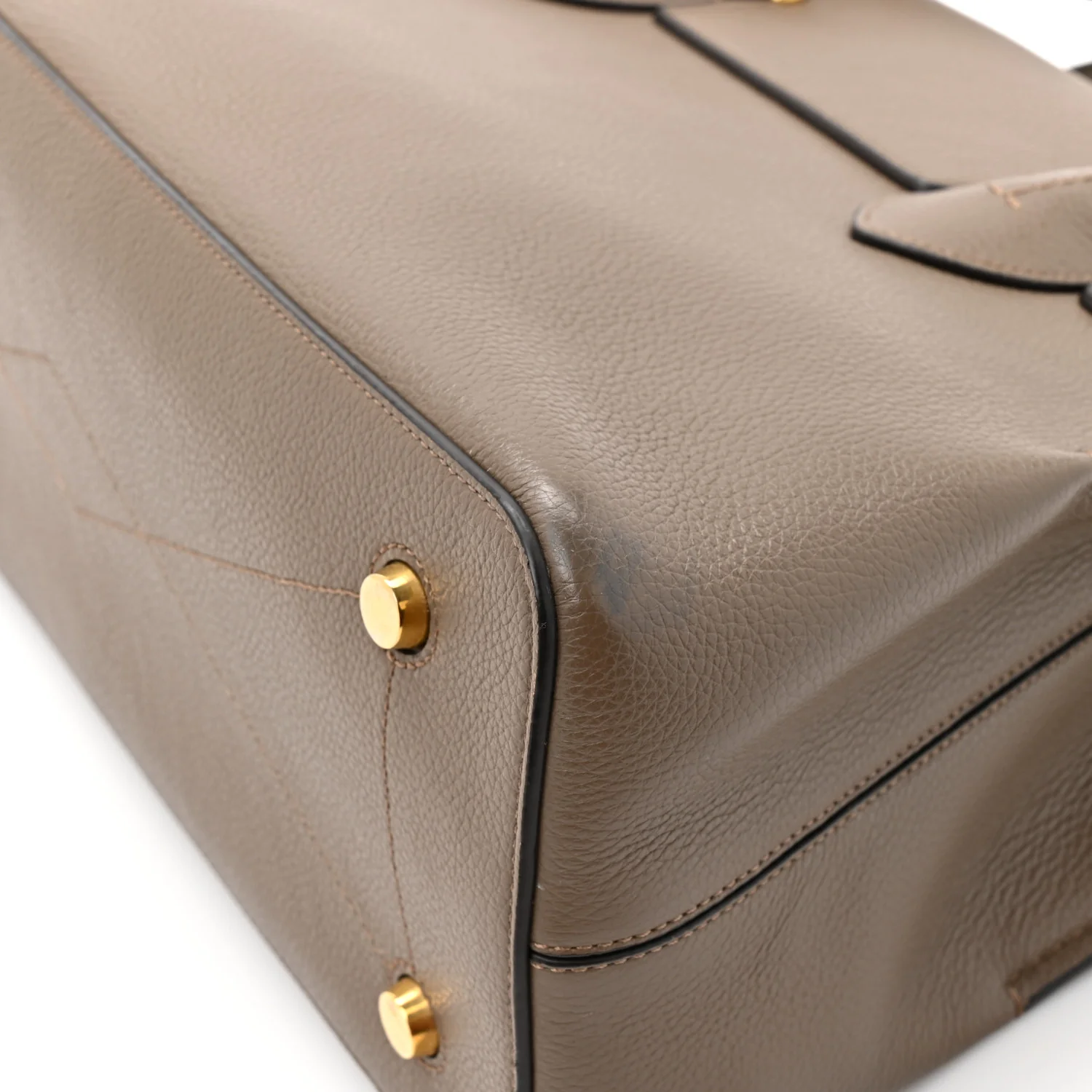 Small Classic Grain Calfskin Seaton Clay - Top Club