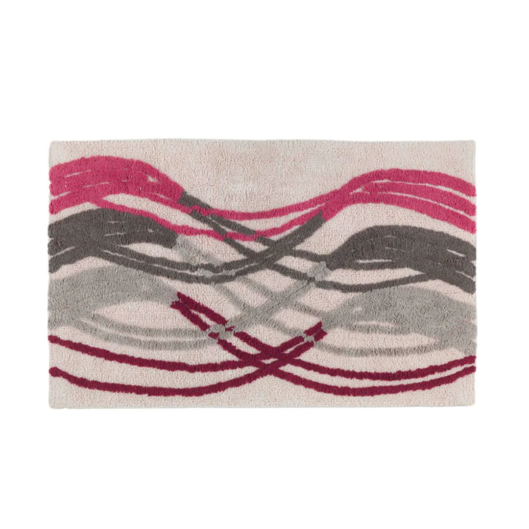 Tappeto Arredo In Cotone Broadway 70X140 Bordeaux Carrara