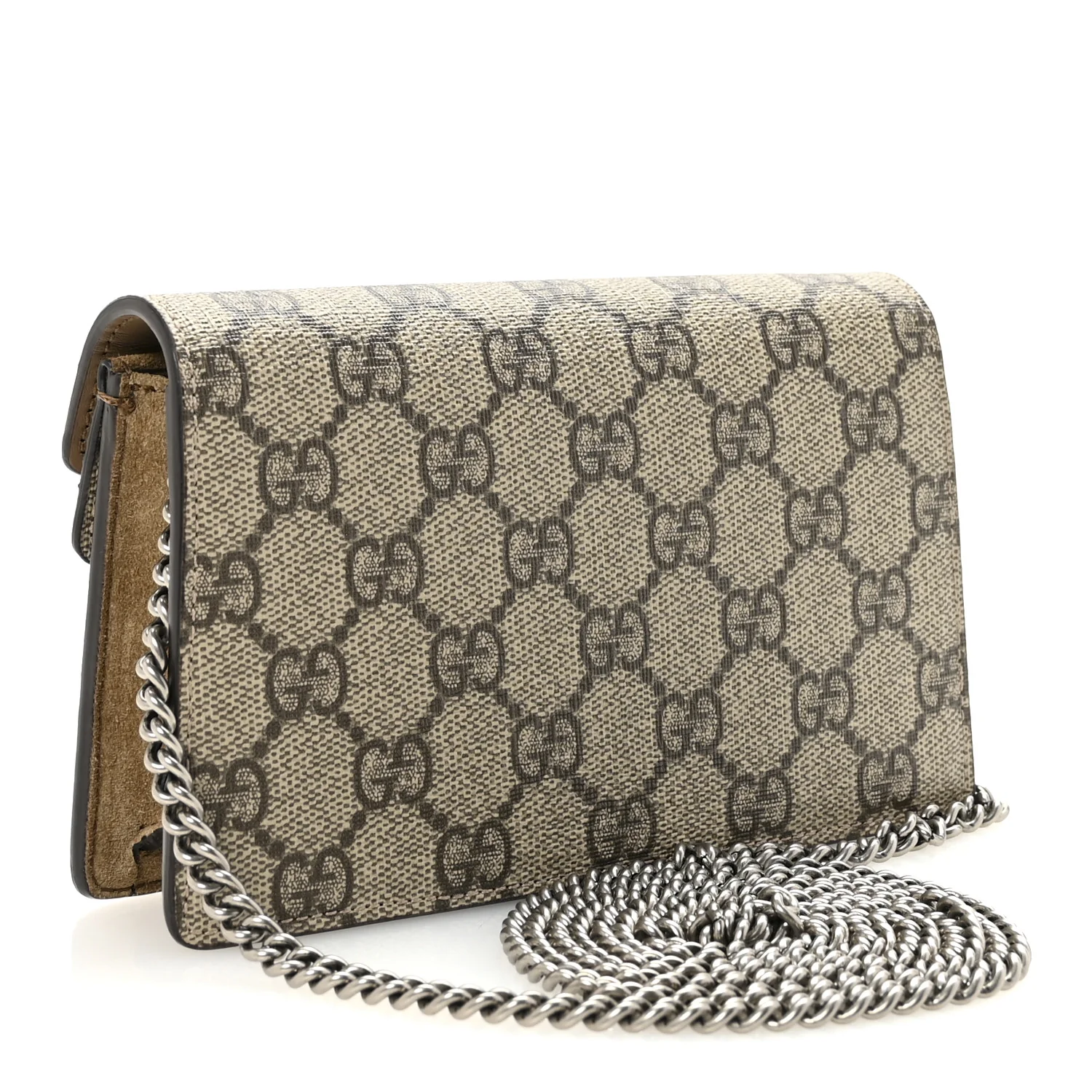 GG Supreme Monogram Super Mini Dionysus Shoulder Bag Taupe - Top Club